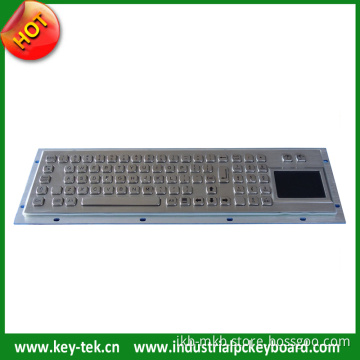 Stainless Steel Metal Keyboard with Touchpad